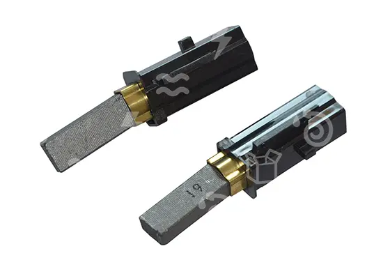 uhlík 6,5 x 11 x 28  mm, pár v pouzdru, AMETEK 833326-51